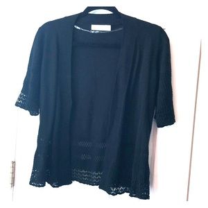 Very gently used black short sleeved sweater